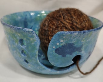 Yarn Bowl, Knitting Bowl, Large Yarn Bowl, Ceramic