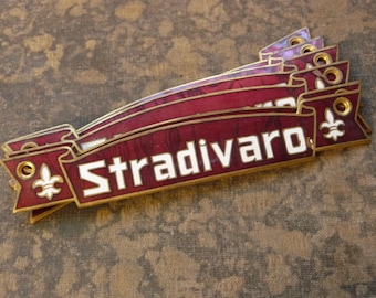Sewing machine logo from an old Stradivaro machines