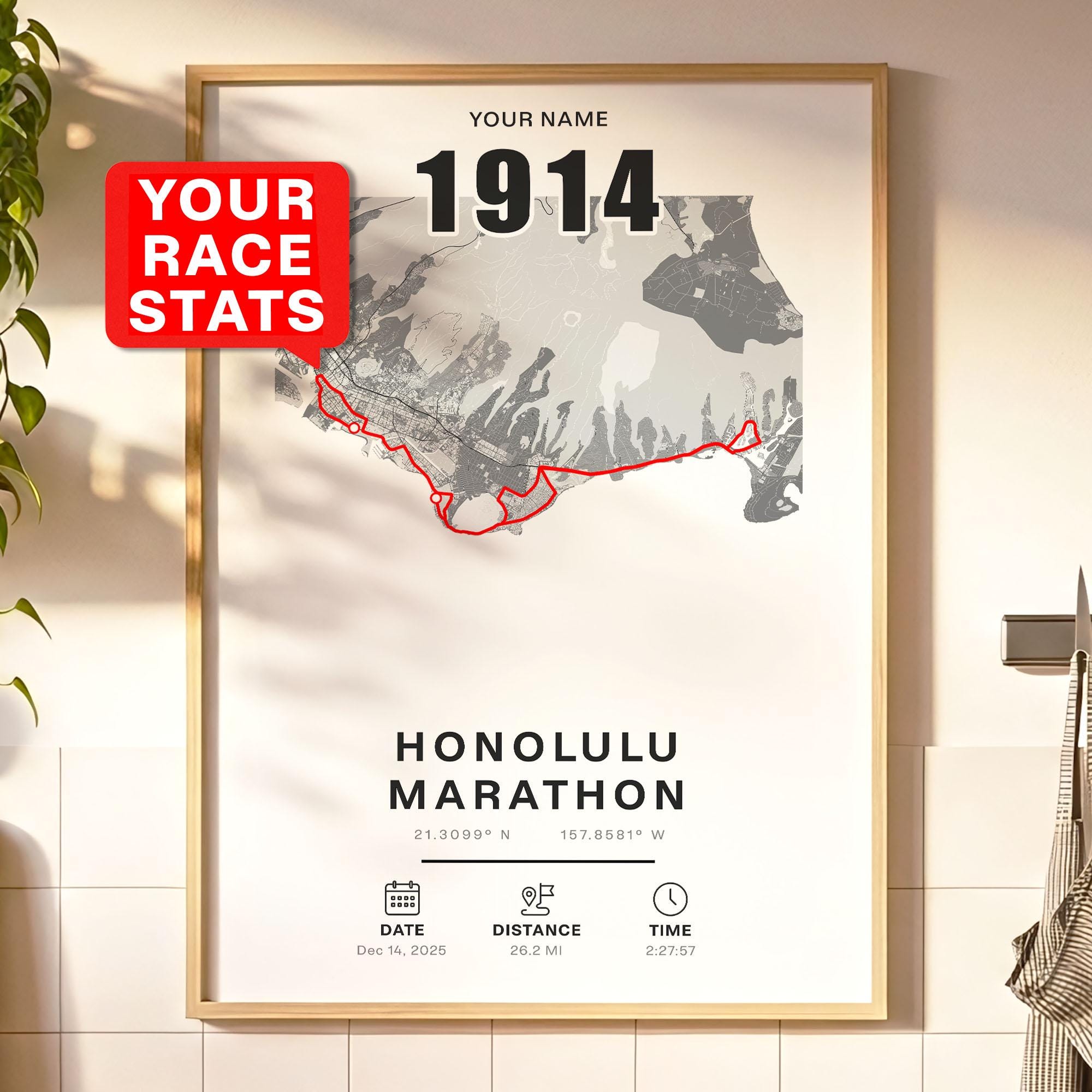 Honolulu Marathon - Etsy