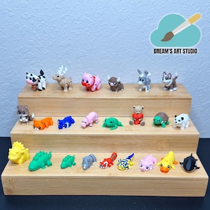 Mini Pocket Pets | 3D Printed Articulating Mini Baby Animals | Sensory Fidgets