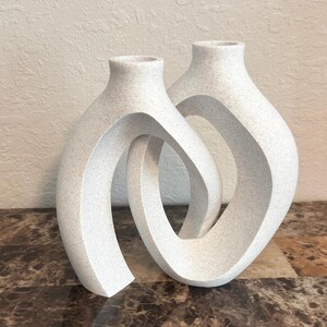 3D Printed Modern Vase: Minimalist Nordic Decor