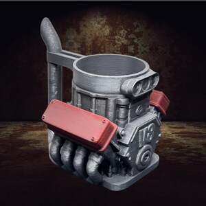 V8エンジン缶、ボトル、ペン、ブラシホルダー - 父の日ギフト