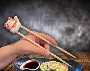 3D Printed Chopstick Holder: Kawaii Kitchen Decor, Sushi Gift