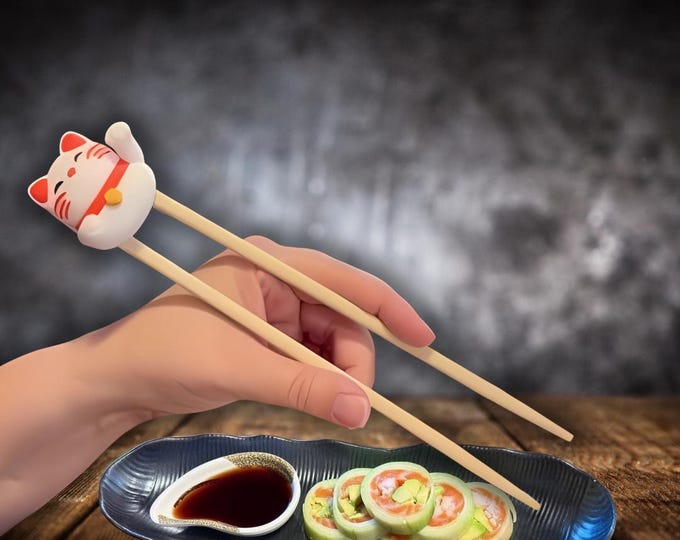 Chopstick Holder: Kawaii Kitchen Decor, Sushi Gift | 3D Printed