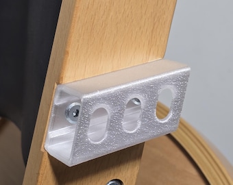 Reinforced PETG Tray Brackets for Abiie Beyond High Chair, 3-Position Adjustable (Translucent)