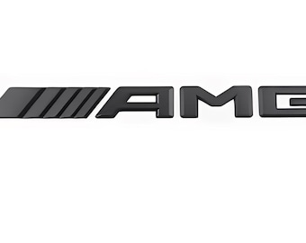 3D Metal AMG Emblem Sticker, Mercedes Benz Rear Trunk Badge