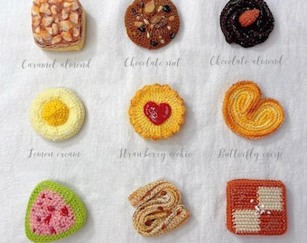 Crochet Cookies Pattern: Amigurumi Dessert Set DIY Toy (PDF Pattern)