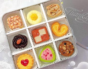 Crochet Cookies Set Pattern: Handmade Amigurumi Food Toy (PDF Pattern)