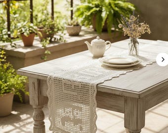 Handgemachte Häkelspitze Tischset, Vintage Bauernhaus Dekor, Oval Häkeln Tischset, Boho Wohnkultur Geschenk