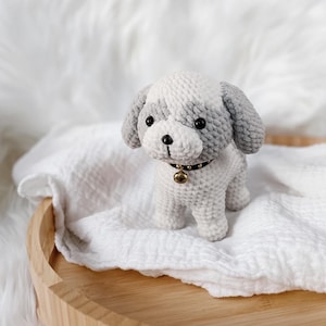 Crochet Puppy Dog Pattern: Amigurumi Christmas Gift Baby shower Gift