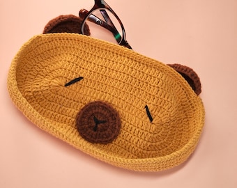 4-in-1 Animal Glasses Case or pouch Crochet Pattern | cute bear, Grandpa, Capybara | Beginner-Friendly Eyeglass Pouch | DIY Gift Idea