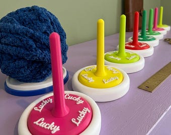 Spinnen Garn Karussell Benutzerdefinierte Farbe, Garn Spinner für Stricken und Häkeln, Tangle-Free Yarn Caddy, Tabletop Garn Organizer, Garn Geschenk