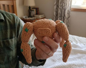 Rocky Plüschtier Häkelanleitung, inspiriert von Project Hail Mary, Sci-Fi Alien Plüsch, weicher gefüllter Charakter, Fan Art Sammlerstück