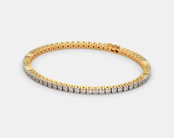 Pulsera de tenis brillante para mujer de Pandora.