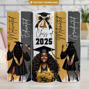 2025 Graduation Tumbler Wrap, Graduation Tumbler Gift, 20oz Skinny Tumbler Sublimation, Senior 2025 Tumbler Wrap, PNG Files Digital Download