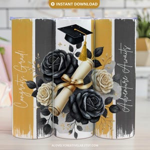 2025 Graduation Tumbler Wrap, Graduation Tumbler Gift, 20oz Skinny Tumbler Sublimation, Senior 2025 Tumbler Wrap, PNG Files Digital Download
