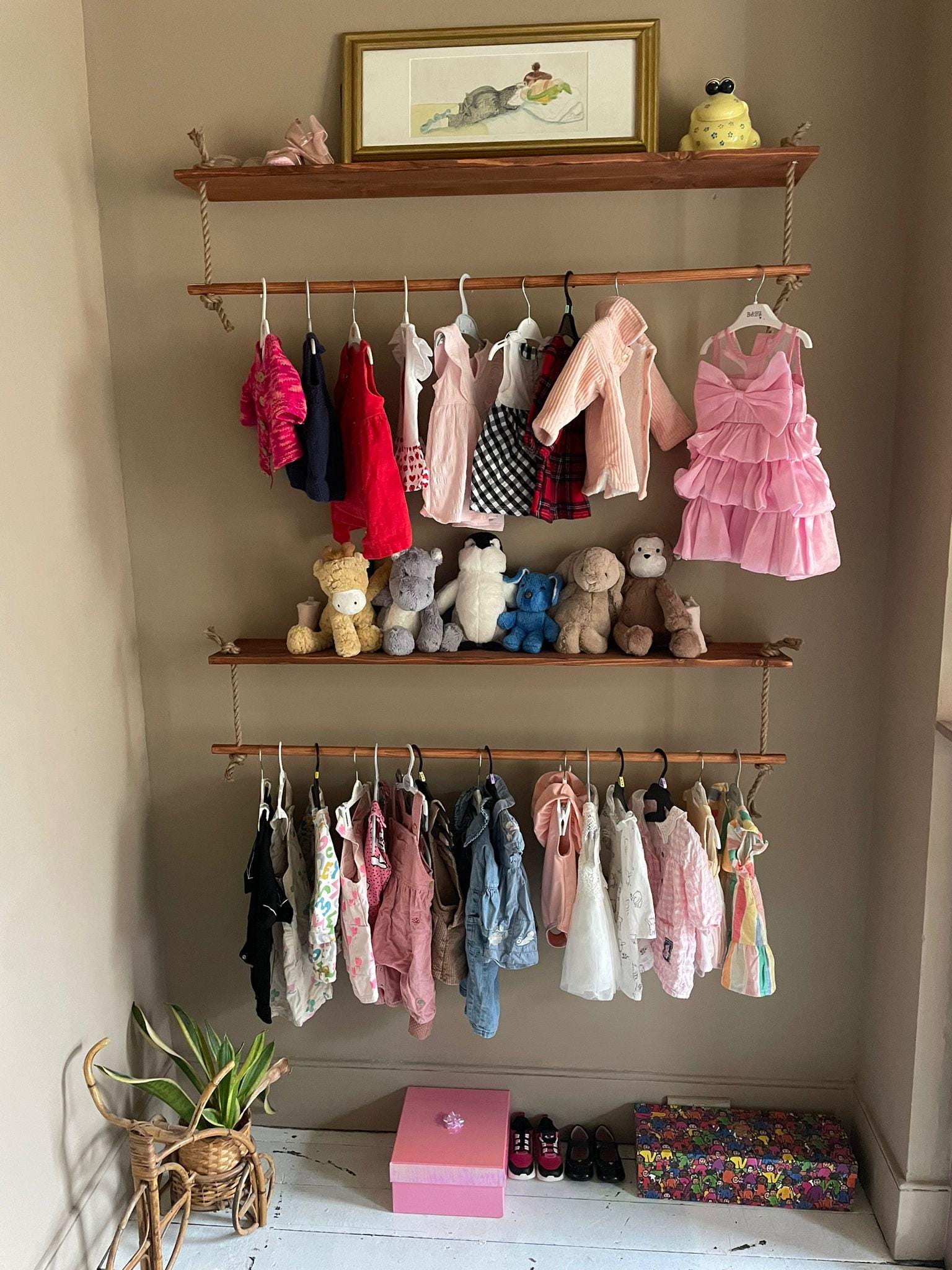 Rack Ideas Diy Clothes Rack On Wall Baby Clothes Hanger Diy Wall