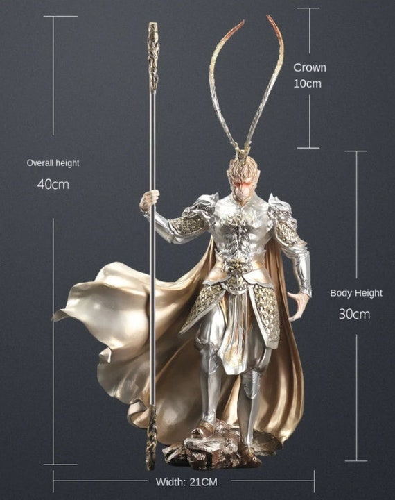 Monkey King Living Room Decoration Figurine Home Decor Resin Statue Desk Deco... Monkey King Living Room Decoration Figurine Home Decor Resin Statue Desk Deco...
