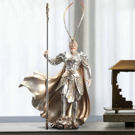 Monkey King Living Room Decoration Figurine Home Decor Resin Statue Desk Deco... Monkey King Living Room Decoration Figurine Home Decor Resin Statue Desk Deco...