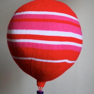 Pink and Red Hot Air Balloon image 3