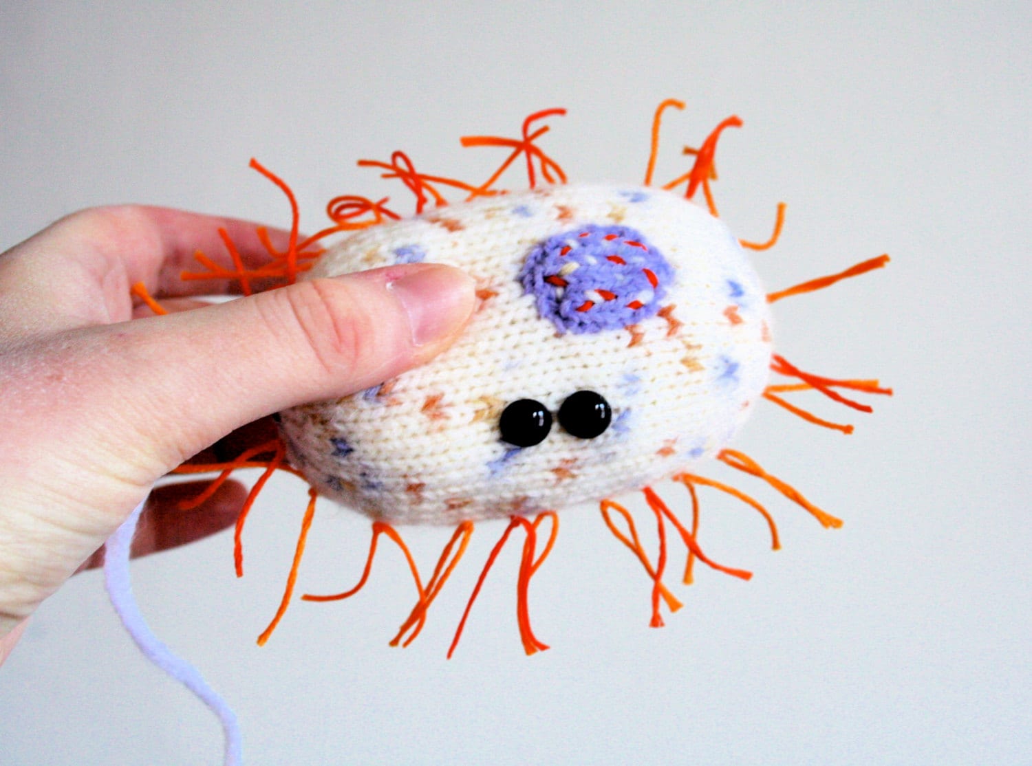 Knit Your Own Squeaky Bacteria bacillus pdf Knitting Pattern Etsy