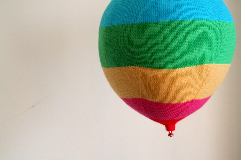 Knit your own hot air balloons pdf knitting pattern image 3