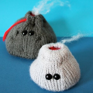 Knit your own Amigurumi Volcano Family pdf knitting pattern image 1