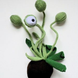 Knit your own cyclops pot plant pdf knitting pattern image 4