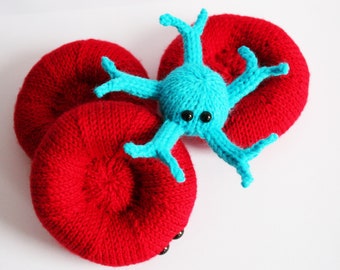 Knit your own Amigurumi IgM Antibody (pdf knitting pattern)