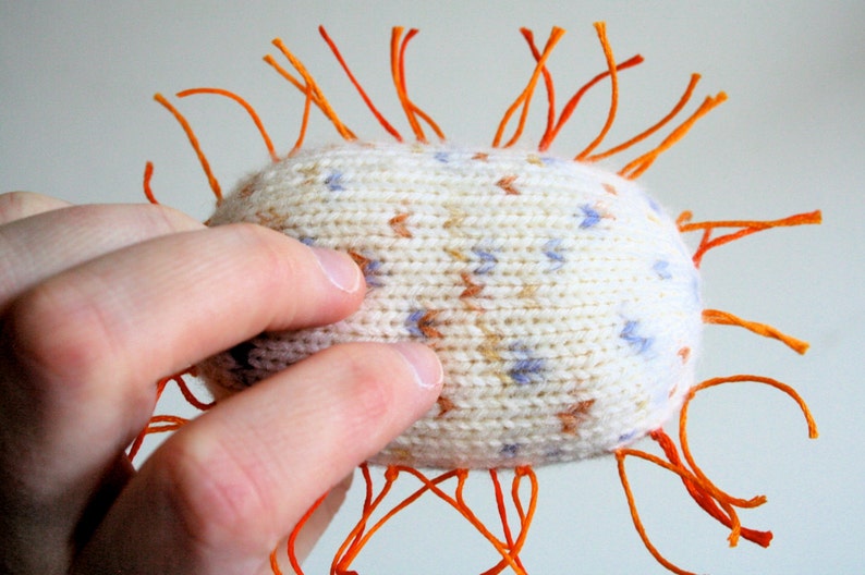 Knit your own Squeaky Bacteria Bacillus pdf knitting pattern image 4