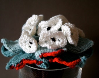Knit your own zombie pot plant (pdf knitting pattern)