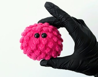 Knit your own Herpes Simplex Virus (HSV) (pdf knitting pattern)