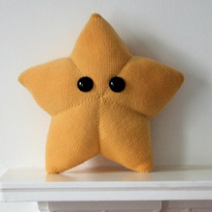 Knit your own Big Friendly Star mini-cushion pdf image 1