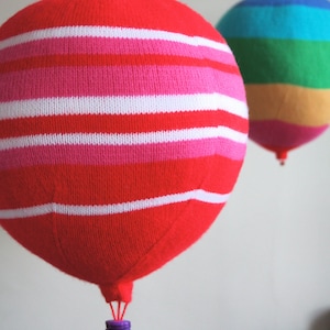 Knit your own hot air balloons pdf knitting pattern image 2