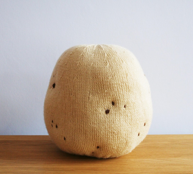 Knit Your Own Couch Potato Minicushion pdf Knitting Pattern Etsy