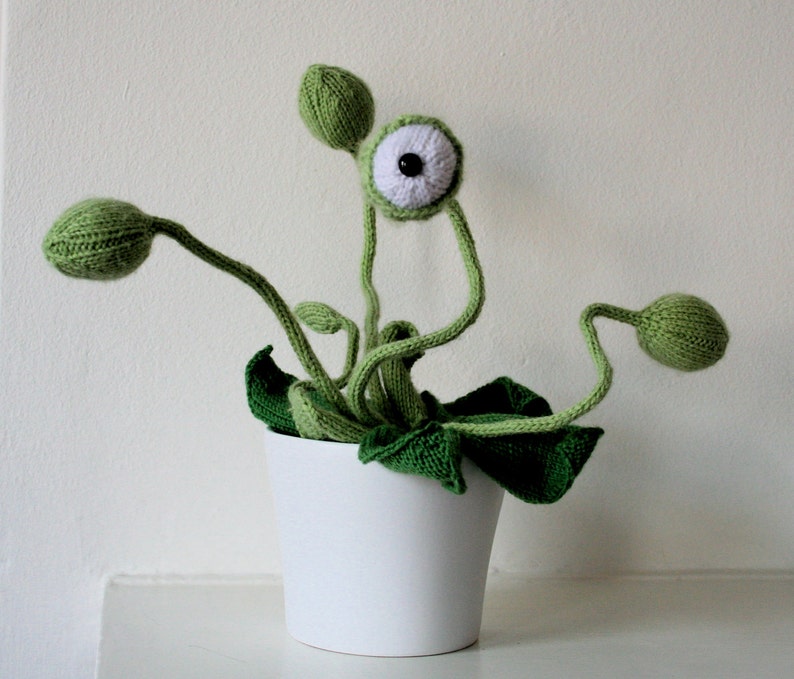 Knit your own cyclops pot plant pdf knitting pattern image 5