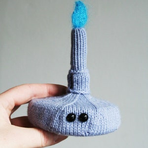 Knit your own Amigurumi Bunsen Burner pdf knitting pattern image 2