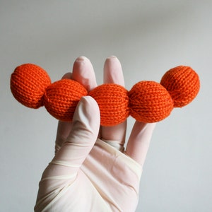 Knit your own Streptococcus Chain pdf knitting pattern image 3