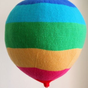 Knit your own hot air balloons pdf knitting pattern image 5