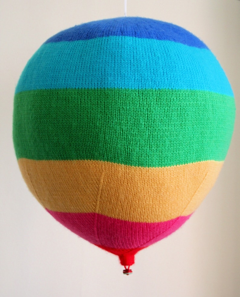 Knit your own hot air balloons pdf knitting pattern image 5