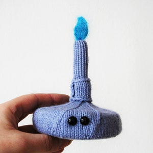 Knit your own Amigurumi Bunsen Burner pdf knitting pattern image 1