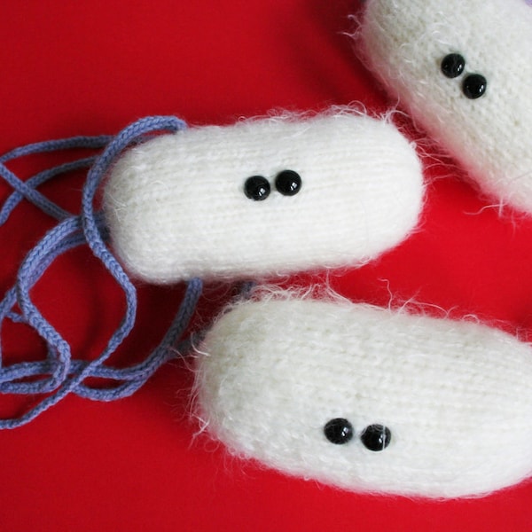 Knit your own E. coli Bacterium (pdf knitting pattern)