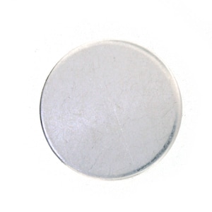 BEST PRICE Sale! 1.25 Inch 24 Gauge Sterling Silver Round Discs- Hand Stamping Supplies  1 1/4 inch Sterling Silver Disc