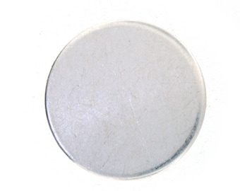 NEW Very THICK Wholesale Price 1.25 Inch 16 Gauge Sterling Silver Round Discs- Hand Stamping Supplies