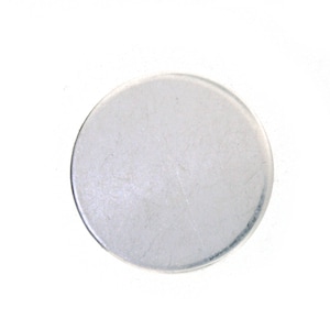 S A L E - 1 Inch 24 Gauge Sterling Silver Round Discs - Hand Stamping Supplies - Bulk Pricing Available as low as 6.50 each!