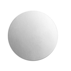 1.25 inch PREMIUM 16 Gauge THICK Aluminum Blank Discs - 10 pcs Select More QTY for Bulk Discount from DropDown Menu!