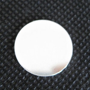 MEILLEUR PRIX LE PLUS BAS Promo ! - Disques ronds polis en argent sterling de calibre 20 de 7/8 po. - Pour des bijoux estampés à la main !