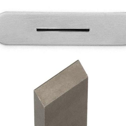 Long Straight Line 19.5mm Design Stamp metal Stamp for Your Etsy