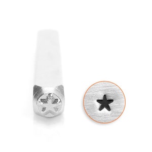 ImpressArt- Solid Star Design Stamp, 3mm - Low Shipping!
