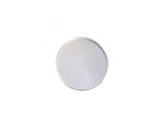 BEST LOWEST PRICE Sale! Wholesale Price 1/2 Inch 22 Gauge Sterling Silver Round Discs - starting  10 Discs 1.35 each!